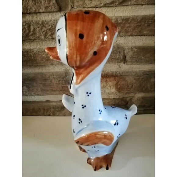 Vintage Tonala pottery Duck; Artist signed, Mexico Hand Painted 8" - Picture 5 of 7